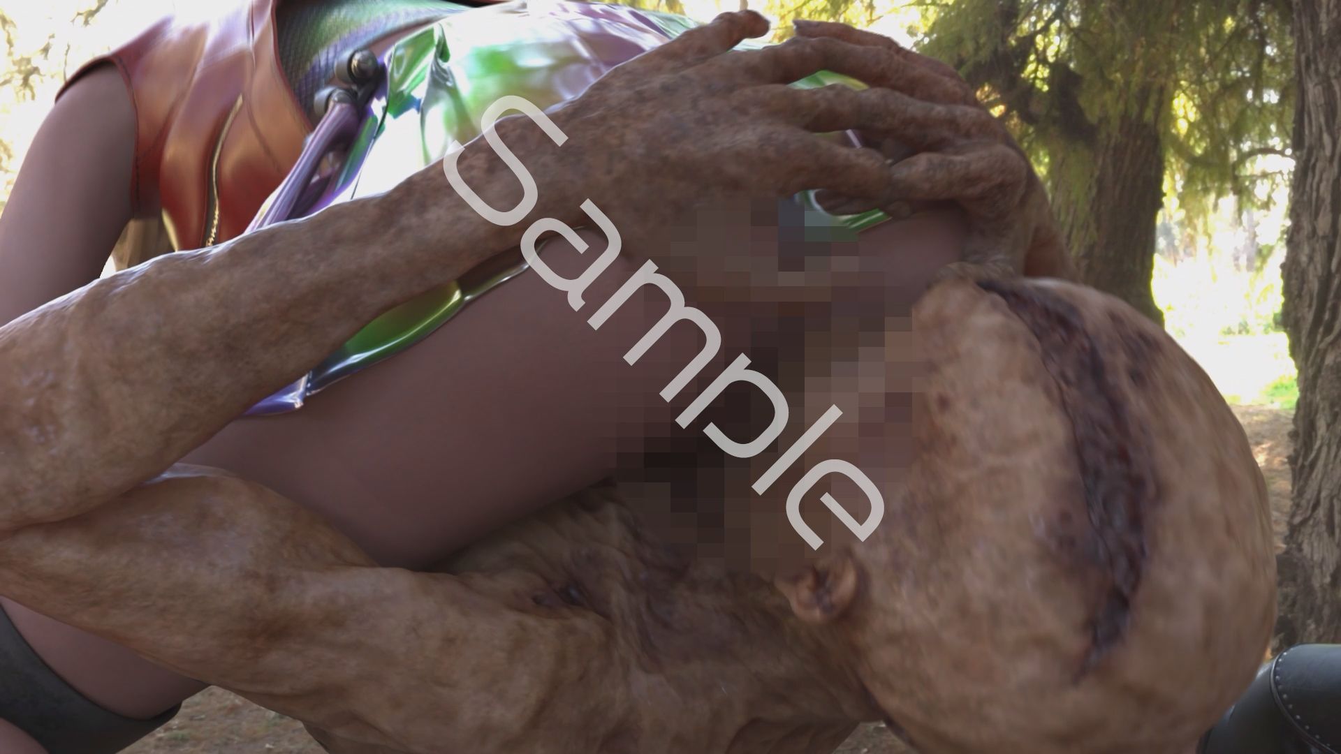 【△100】友梨が主人公のMMORPG『編隊コレクション:Re』ゲーム動画（Vol.06:ゾンビの集団によるレ○プ被害に遭ってしまう:69強●フェラ） | Baked Strontium