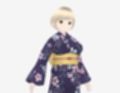 ショートヘアの浴衣のお姉さん（セリフなし  3DCGモデル  イラスト集）