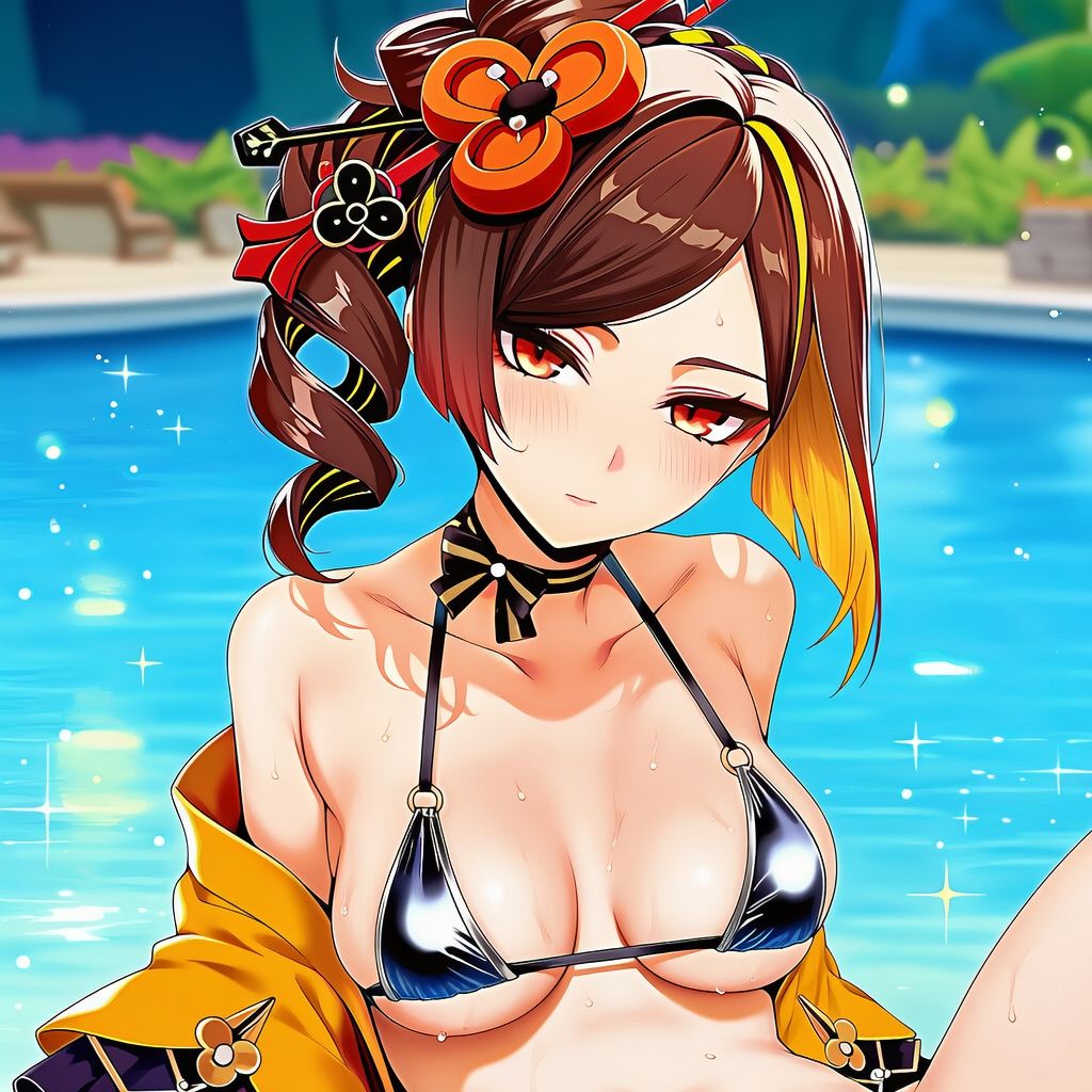 原◯ 千◯ 水着グラビアイラスト集 画像2