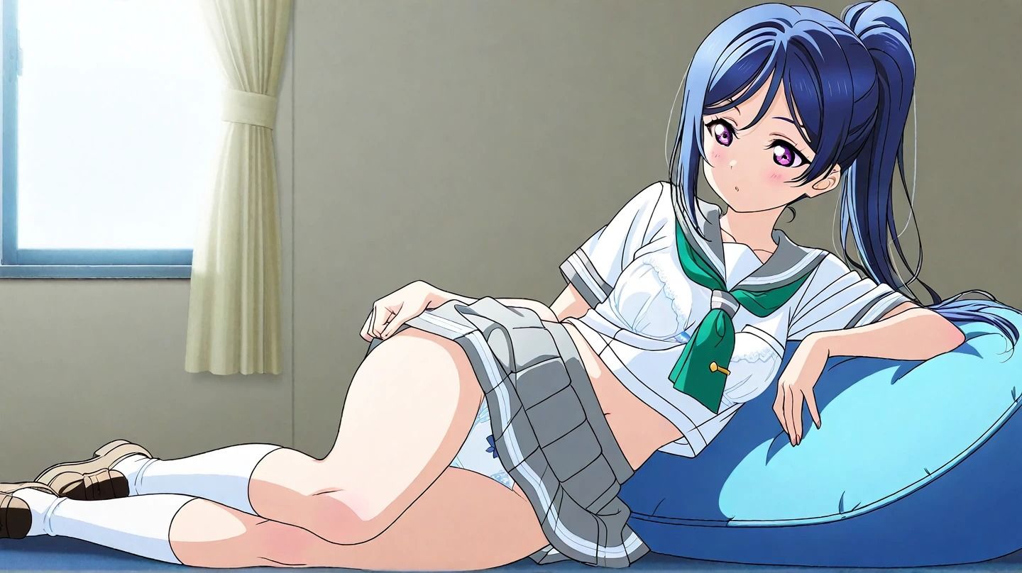 サンプル画像2:果●ちゃん  グラビア  ポニーテール可愛いお姉さん(清純少女) [d_723864]