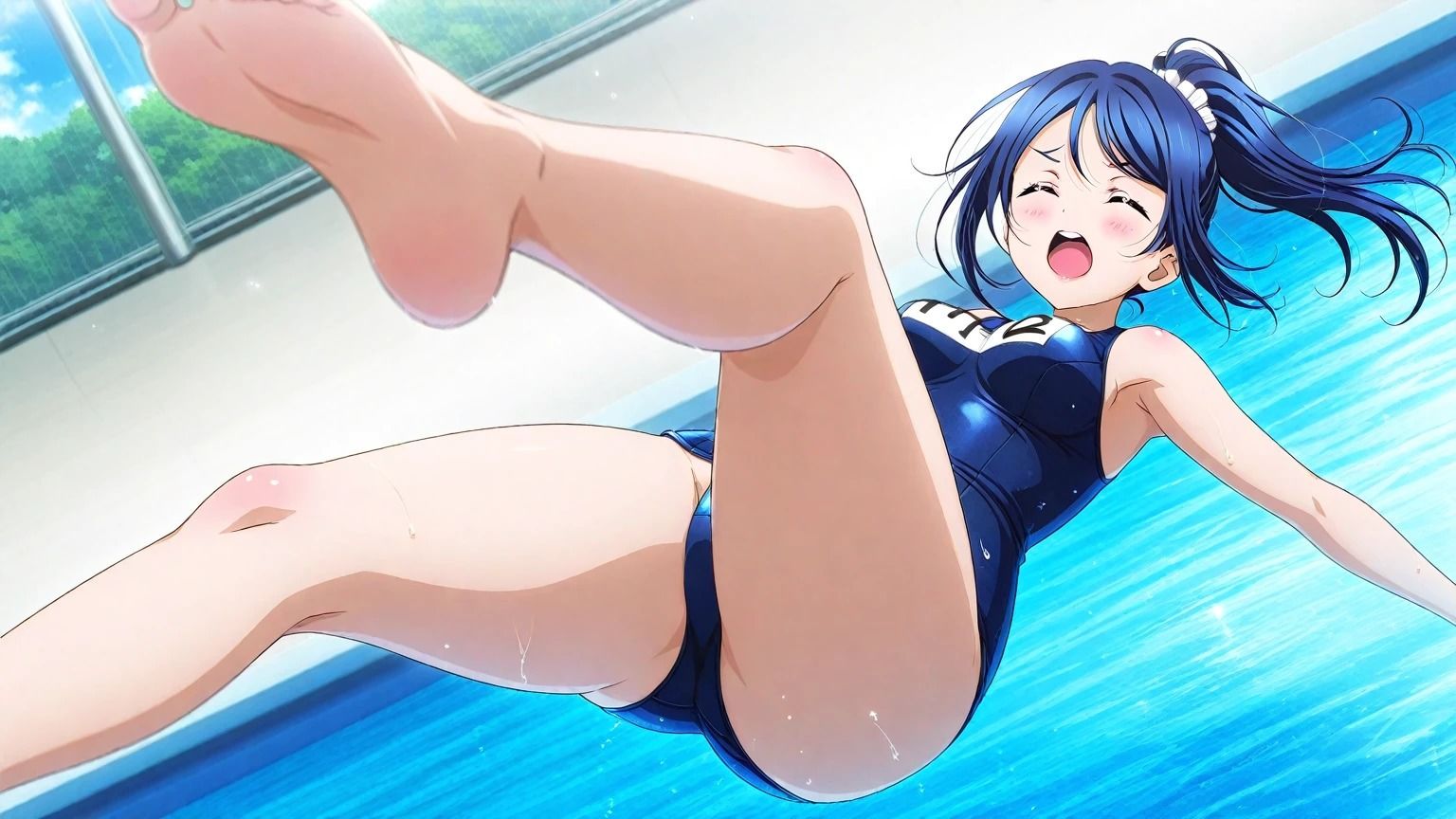 サンプル画像5:果●ちゃん  グラビア  ポニーテール可愛いお姉さん(清純少女) [d_723864]