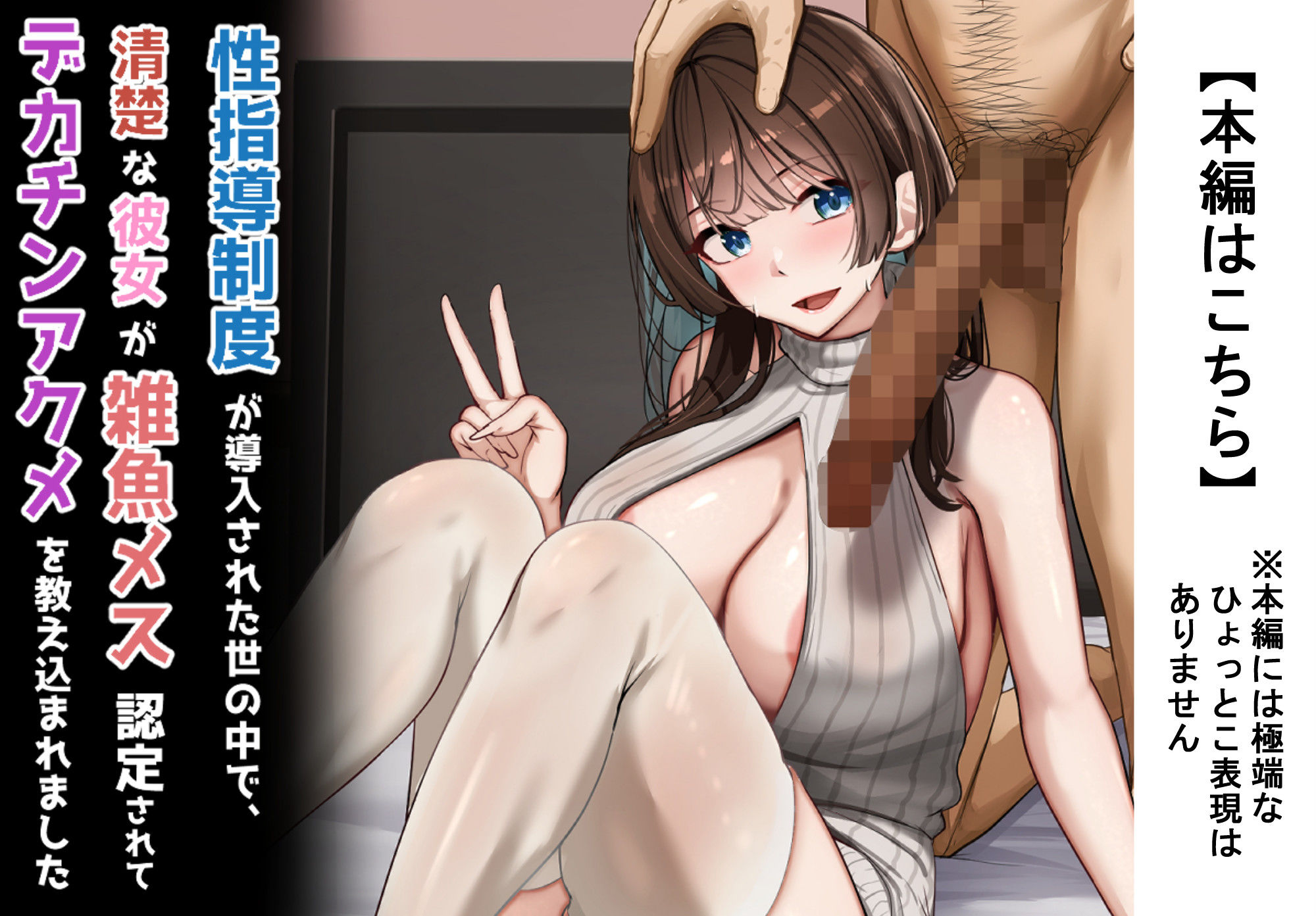 性指導制度が導入された世の中で、清楚な彼女が下品なひょっとこフェラを教え込まれました2