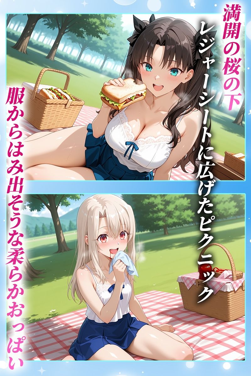 サンプル画像1:花よりマンコ〜桜の木の下で美少女とイチャラブセックス！  FATE編(11チャンネル) [d_723902]