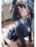 好奇心旺盛な黒髪ショートJKとたっぷり学園プレイ