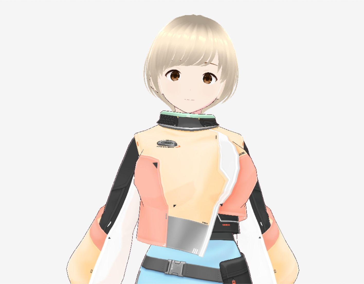 未来人っぽい巨乳おねえさん 画像1