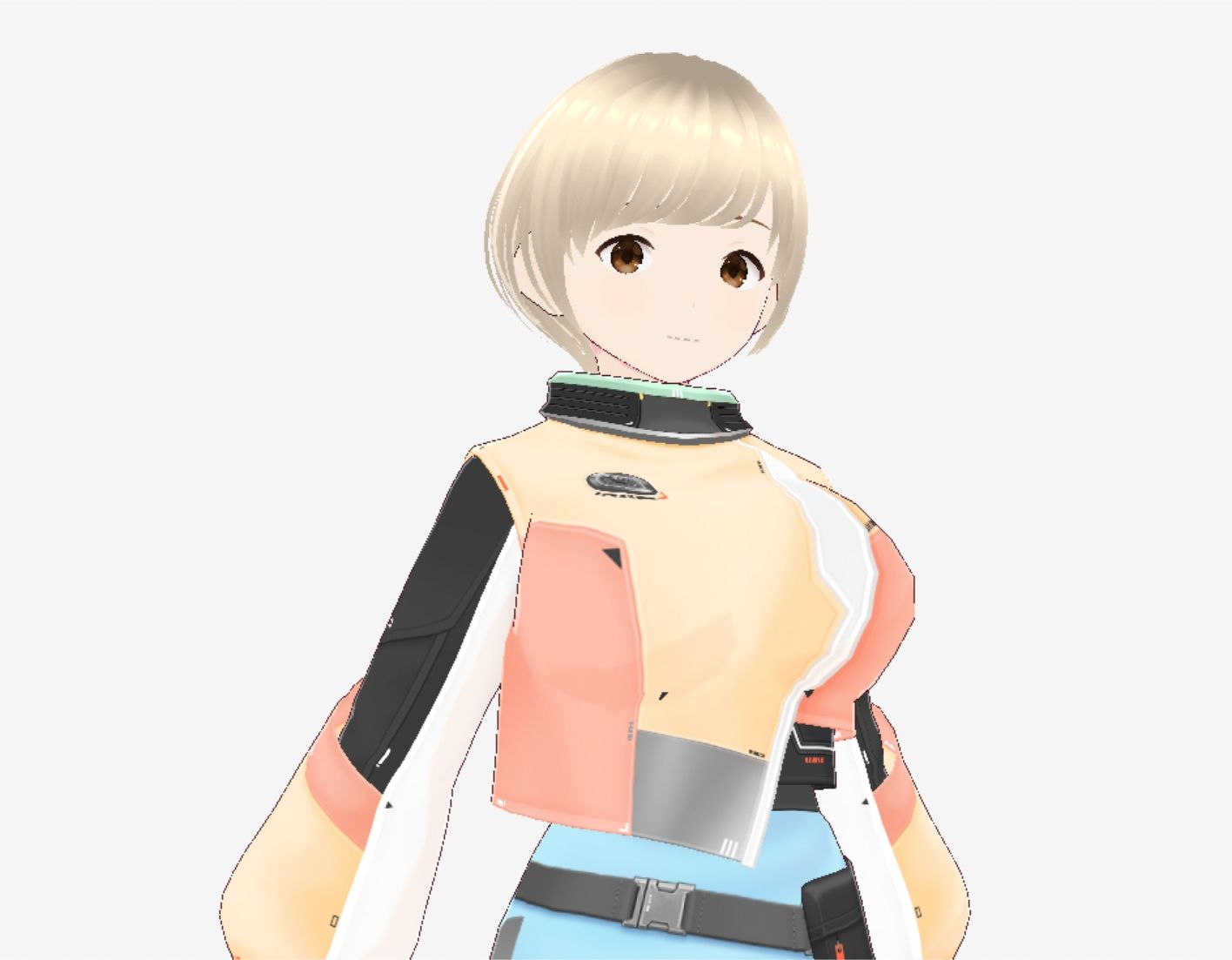 未来人っぽい巨乳おねえさん 画像2