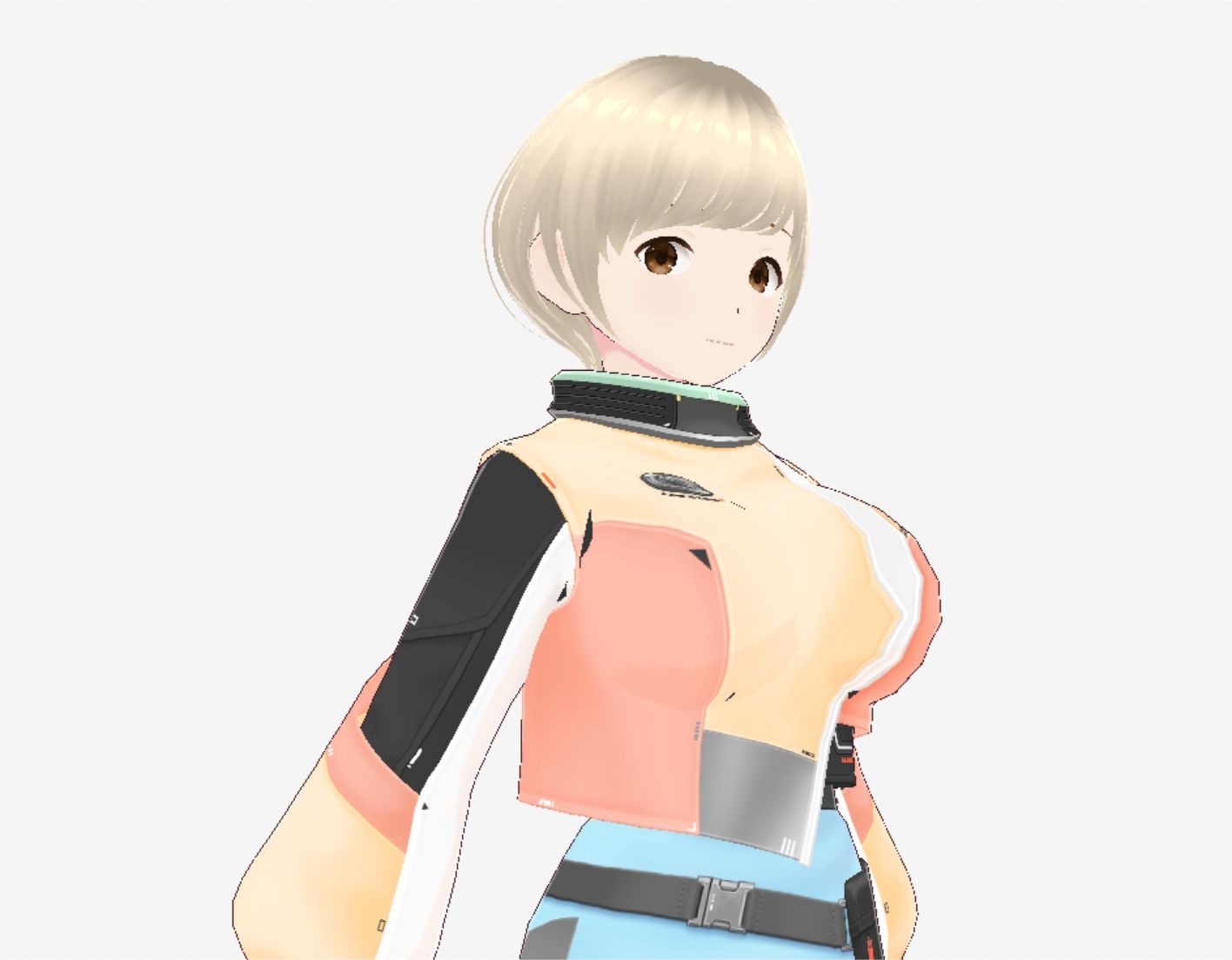 サンプル画像3:未来人っぽい巨乳おねえさん(ファンタスセレブリティ) [d_723998]