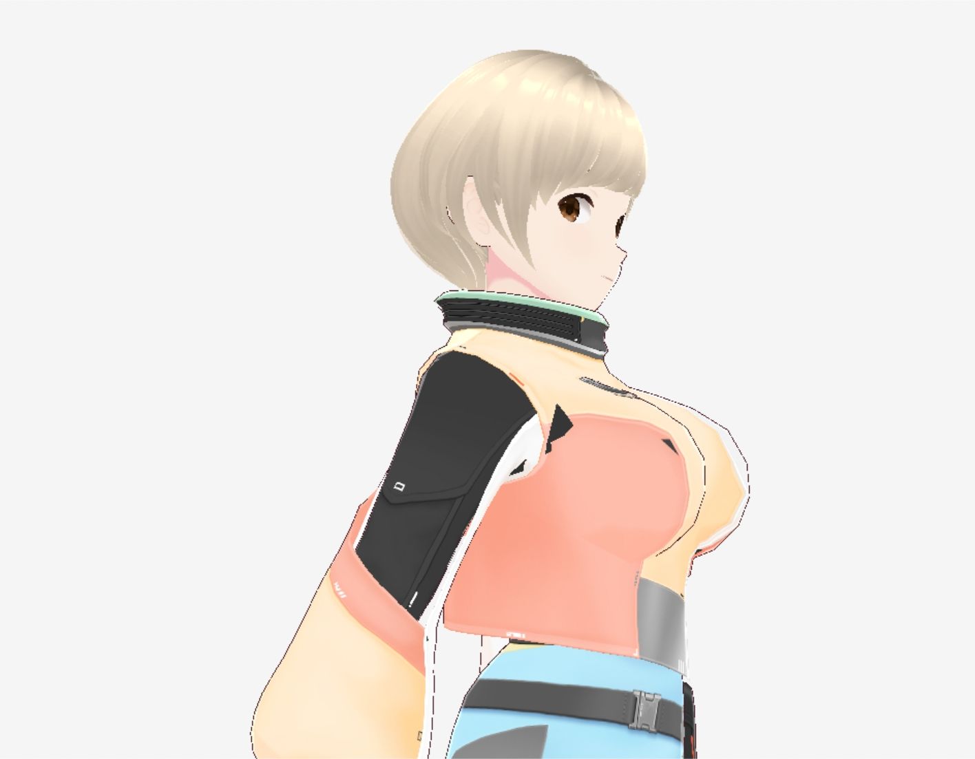 未来人っぽい巨乳おねえさん 画像5