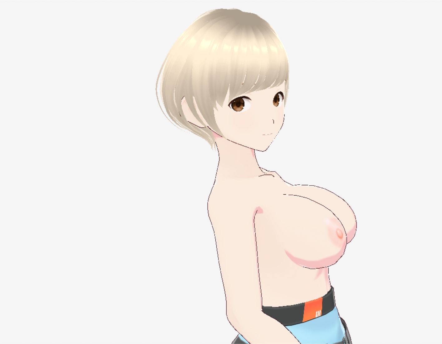 未来人っぽい巨乳おねえさん 画像7