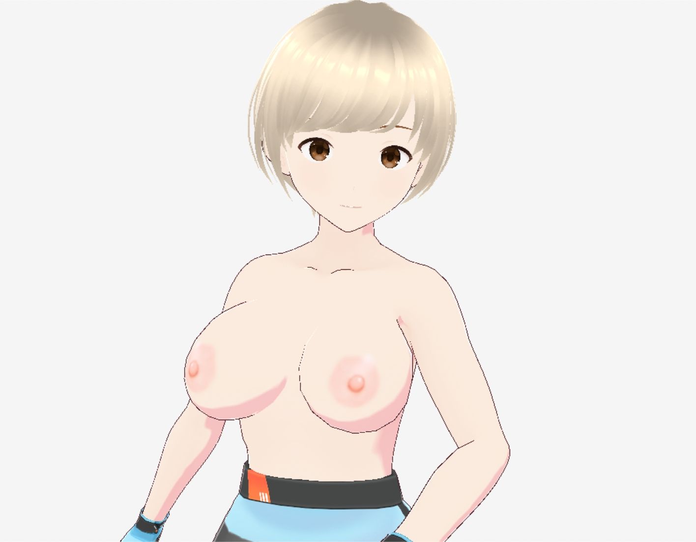 未来人っぽい巨乳おねえさん 画像10