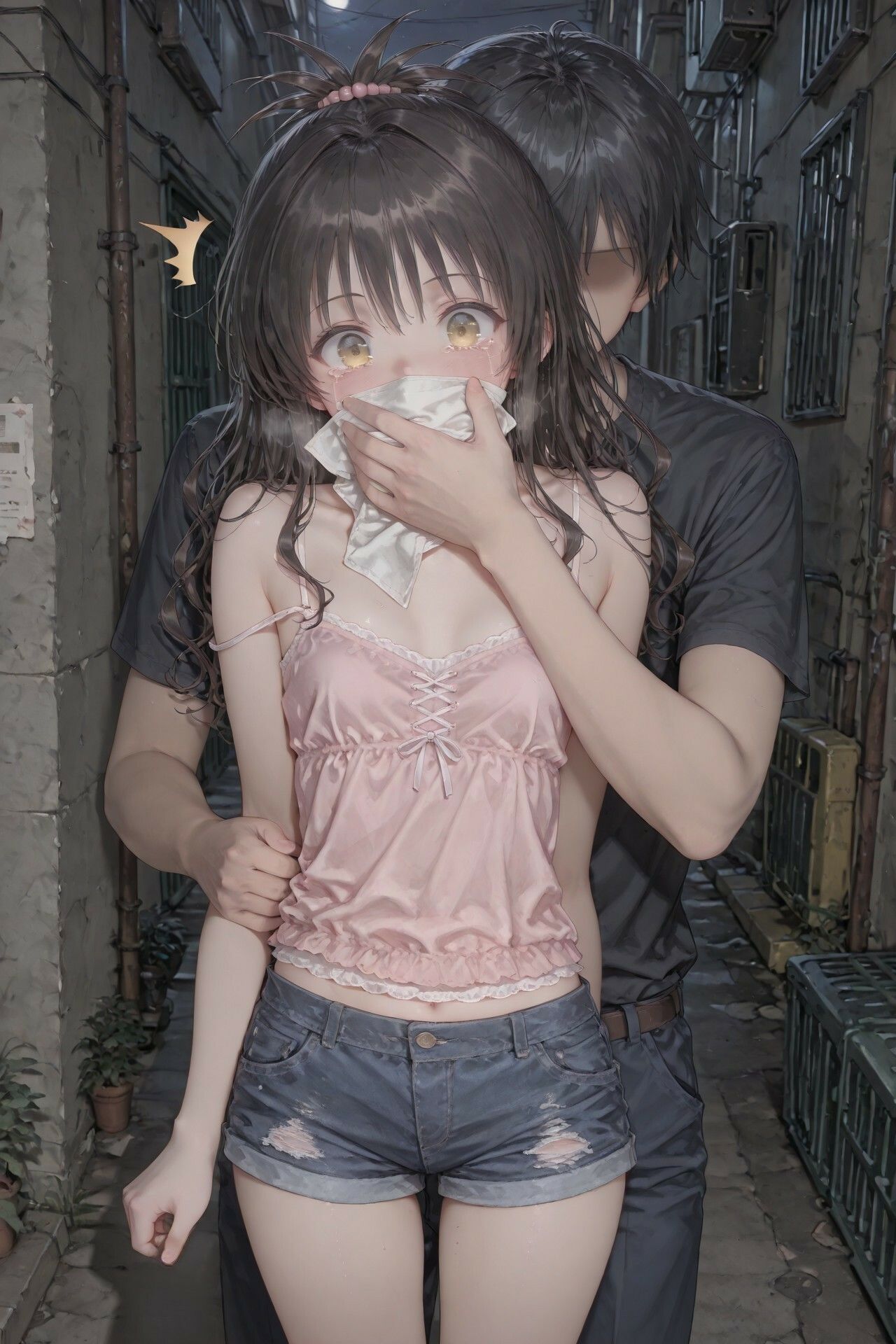 サンプル画像1:【ToL〇VEる】結〇美柑の路地裏拘束レ〇プ(SO Studio) [d_724049]