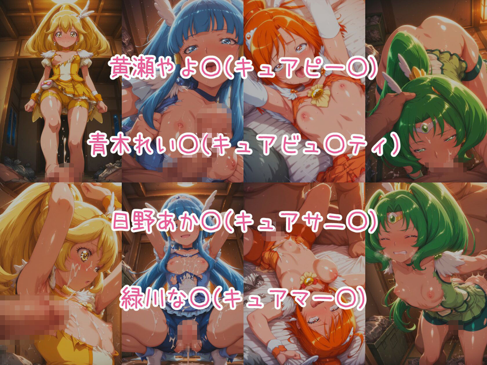 サンプル画像2:催○スマホで孕ませ洗脳 ―変身ヒロイン限定・プ○キュア編―(にじはら研) [d_724090]