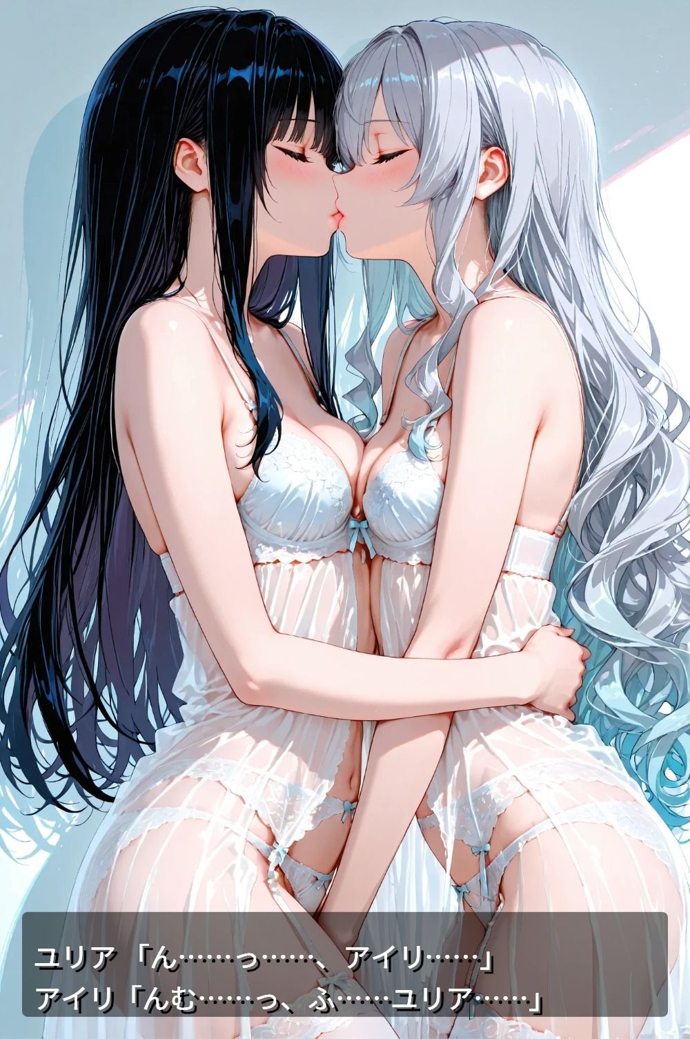 サンプル画像1:黒髪巨乳美女コレクション1(Philiaの生成AI) [d_724200]