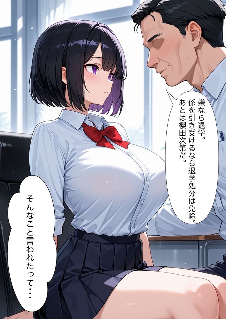 サンプル画像4:性処理係に強●任命された女子校生〜毎日ザーメンまみれの学園奉仕〜(美艶工房) [d_724258]