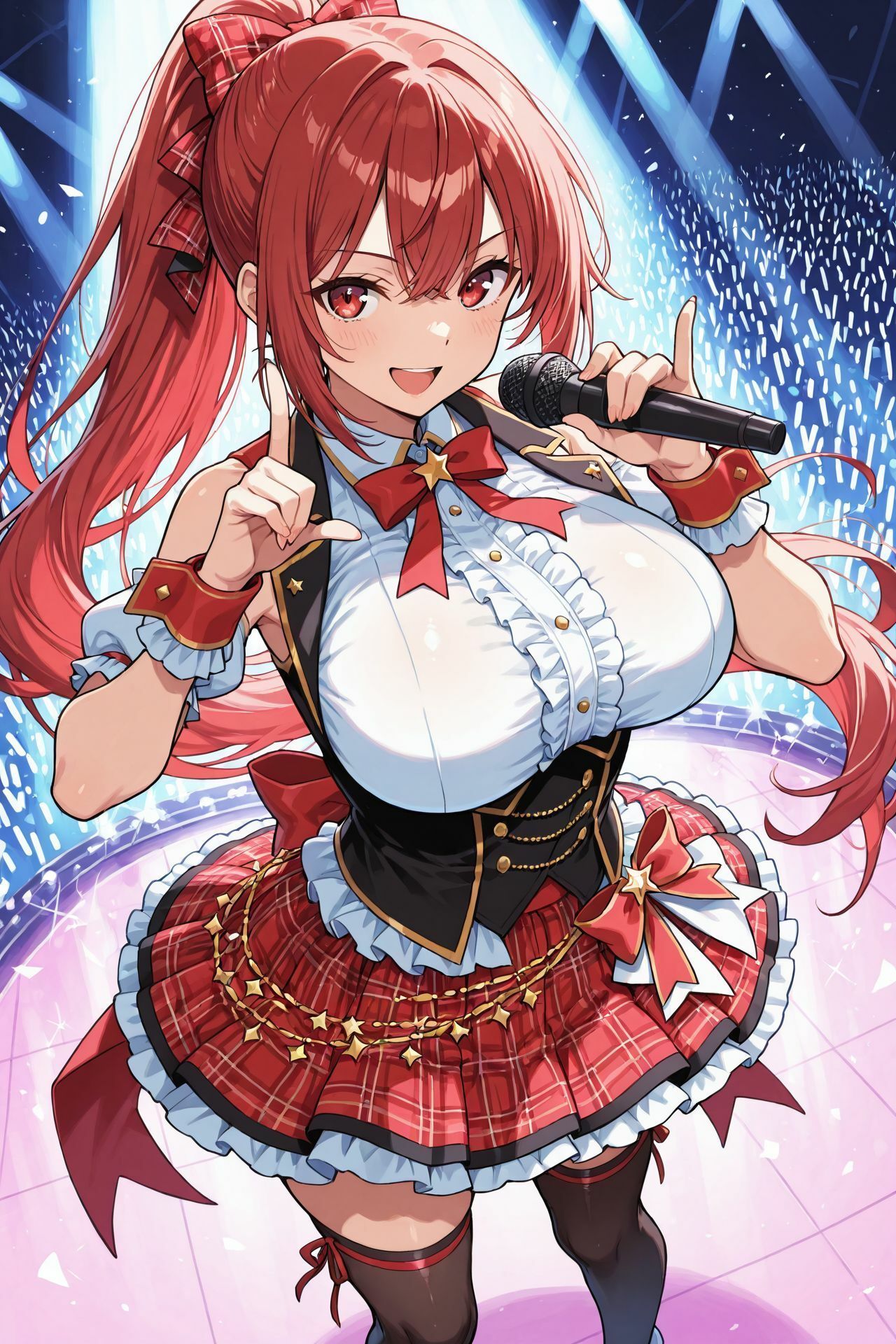 【AI CG集】アイドルの日常 サンプル1