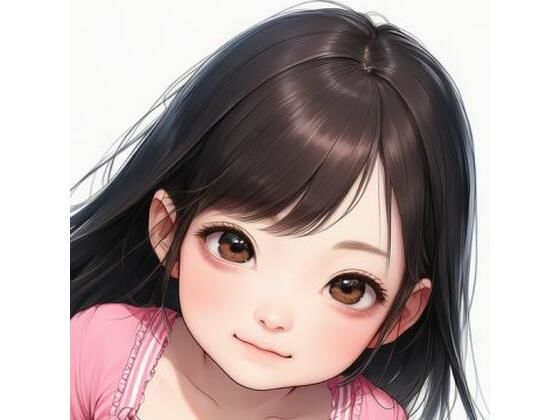 ピンクのシャツの子いろんなポーズ（2）