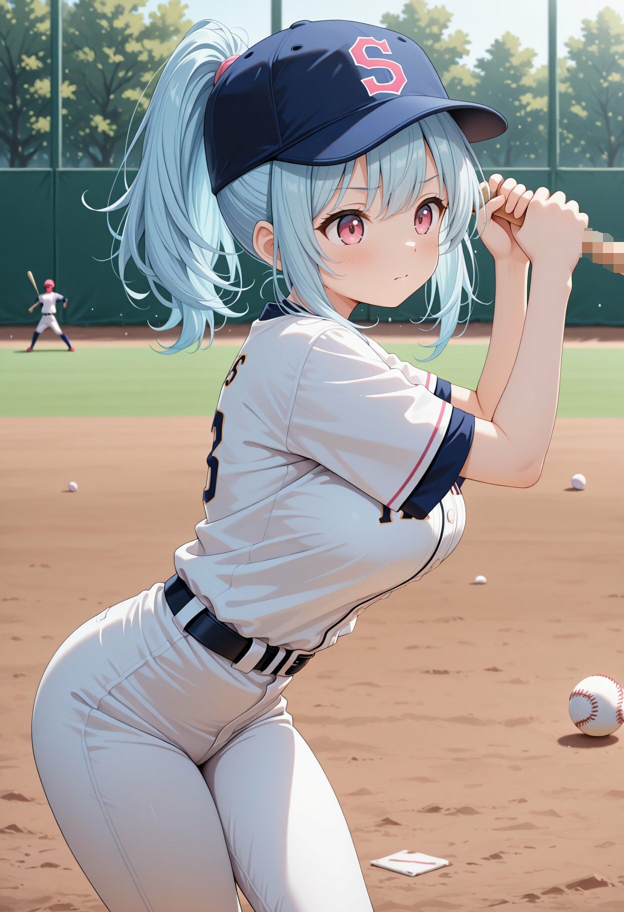 サンプル画像1:野球部に女子部員が入って来たので活気が出た(官能ラボ丸) [d_724304]