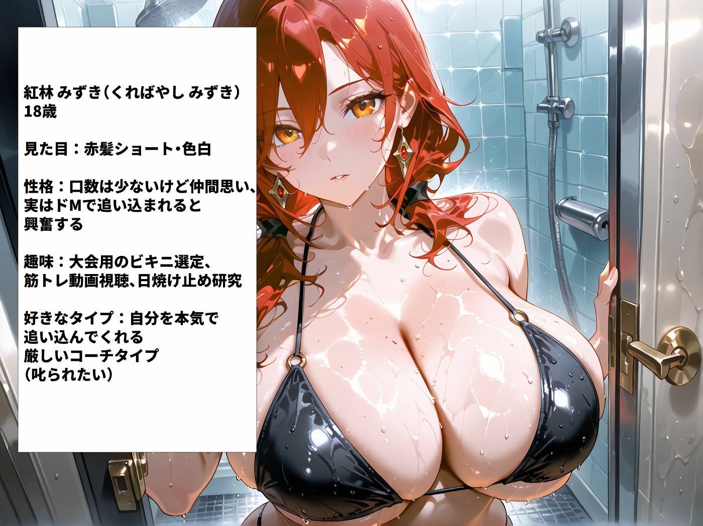 爆乳水泳部員を順番に呼び出しずぶ濡れセックス 画像7