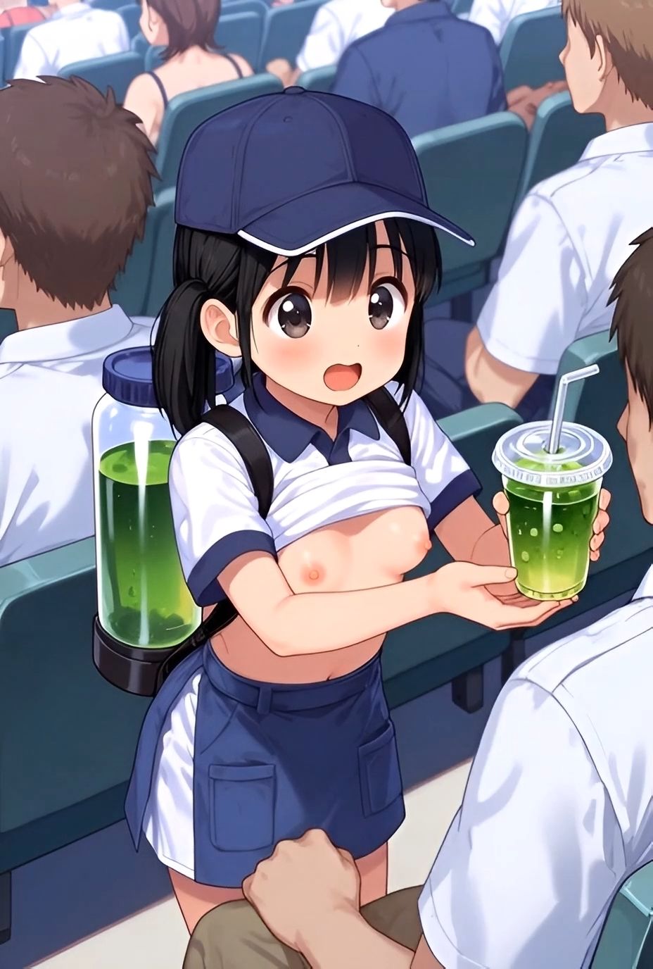 ちっぱい丸出し働く美少女たち♪vol.1～CA・教師・消防士・バーガー店員ほか～7