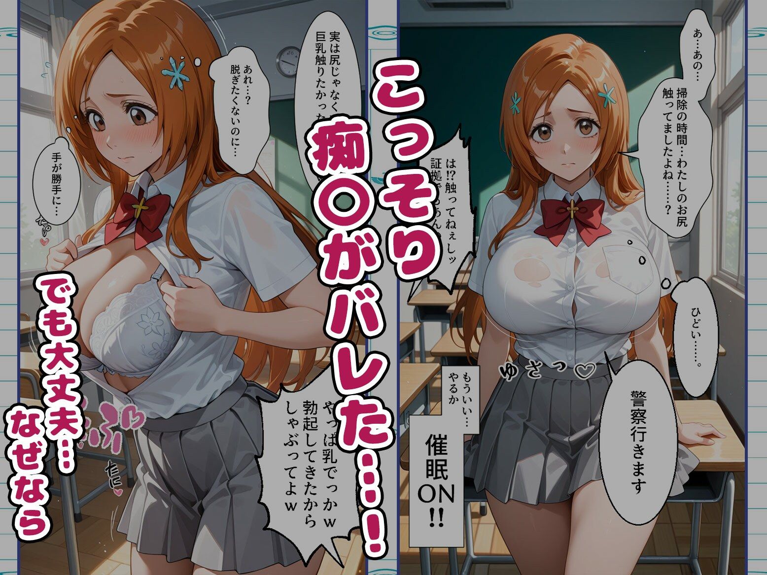 サンプル画像1:「こんなアプリがあればどんな事に使いますか？」〜見かけた子を誰でも「言いなり」に出来るチートアプリ2話〜【BLE〇CH編】(AIJKアート) [d_724433]