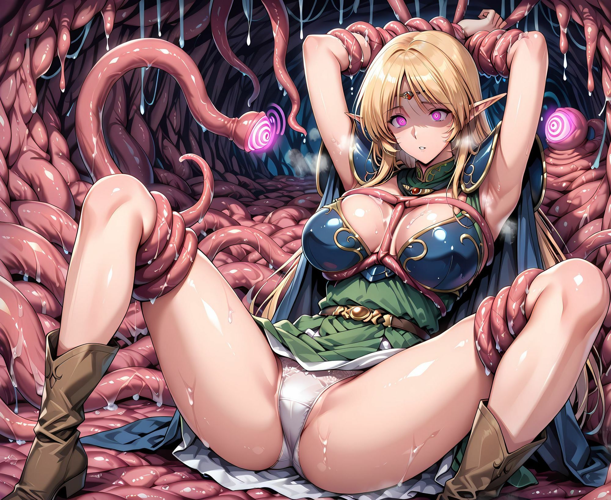 ハイエルフ洗脳丸呑み悪堕ち〜淫魔化搾精〜 画像4