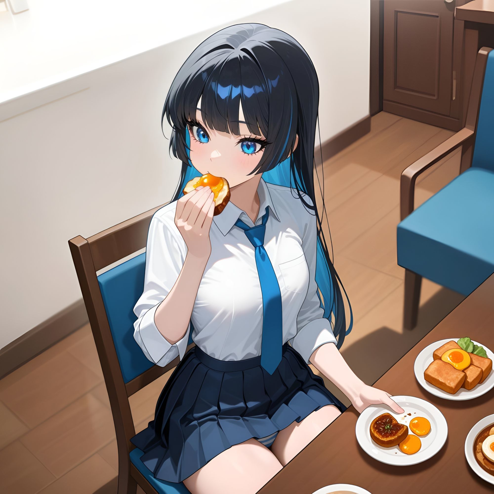 切姫蒼香さんの月曜日−切姫蒼香さんフェチエロAIイラスト集 画像3