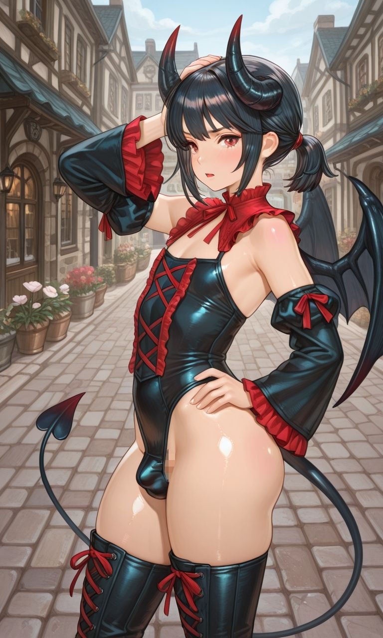 男の娘サキュバスのリトア君かるた（おまけ付き） 無料画像5