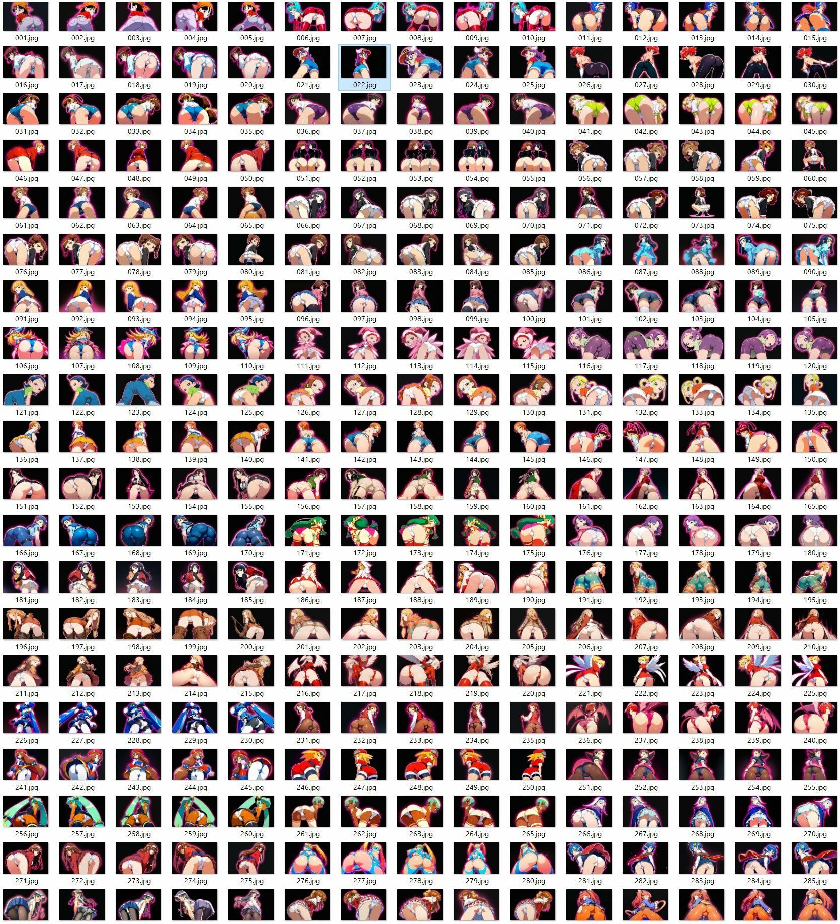 キャラ色々お尻見抜き4 画像1