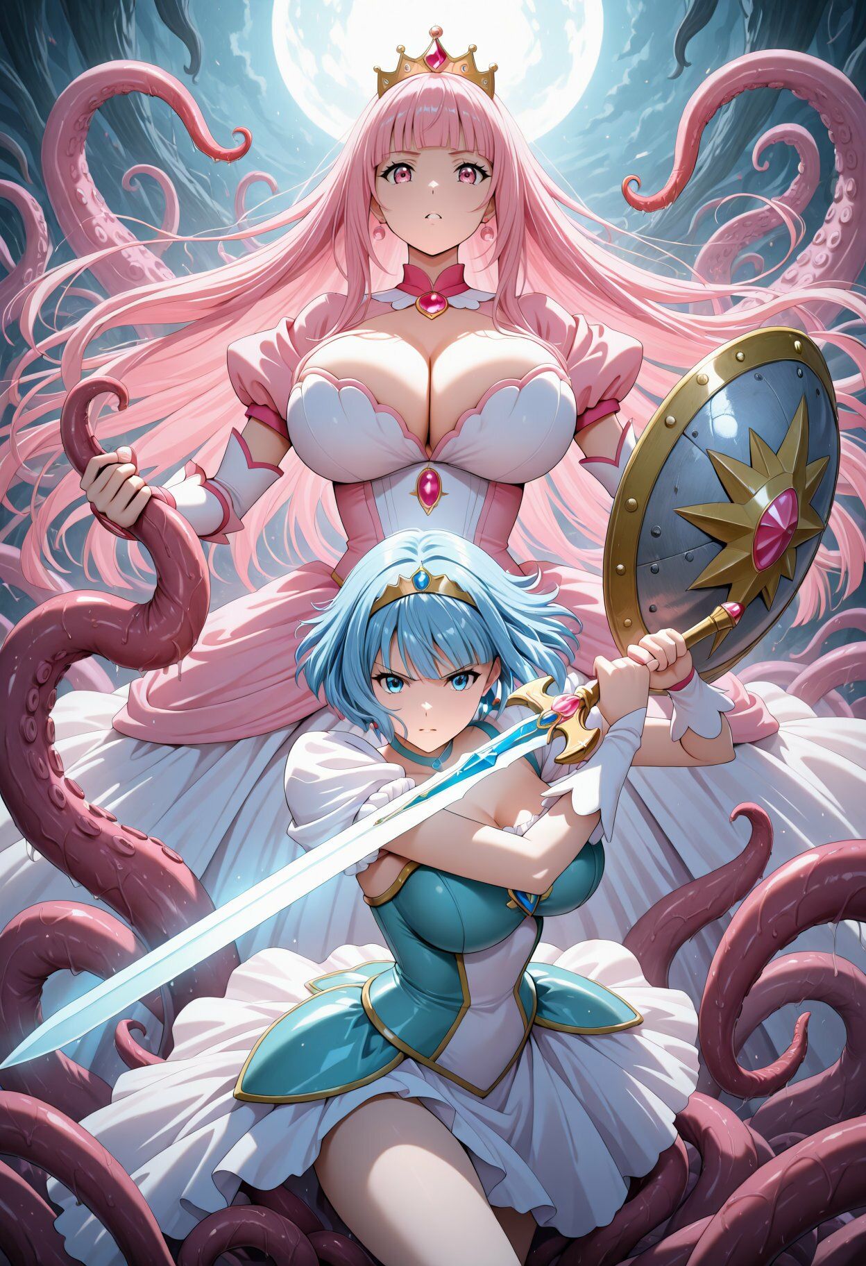 サンプル画像1:とらわれた姫を助けに来た  続編  サファイア編(プリンセスの魔法) [d_724785]