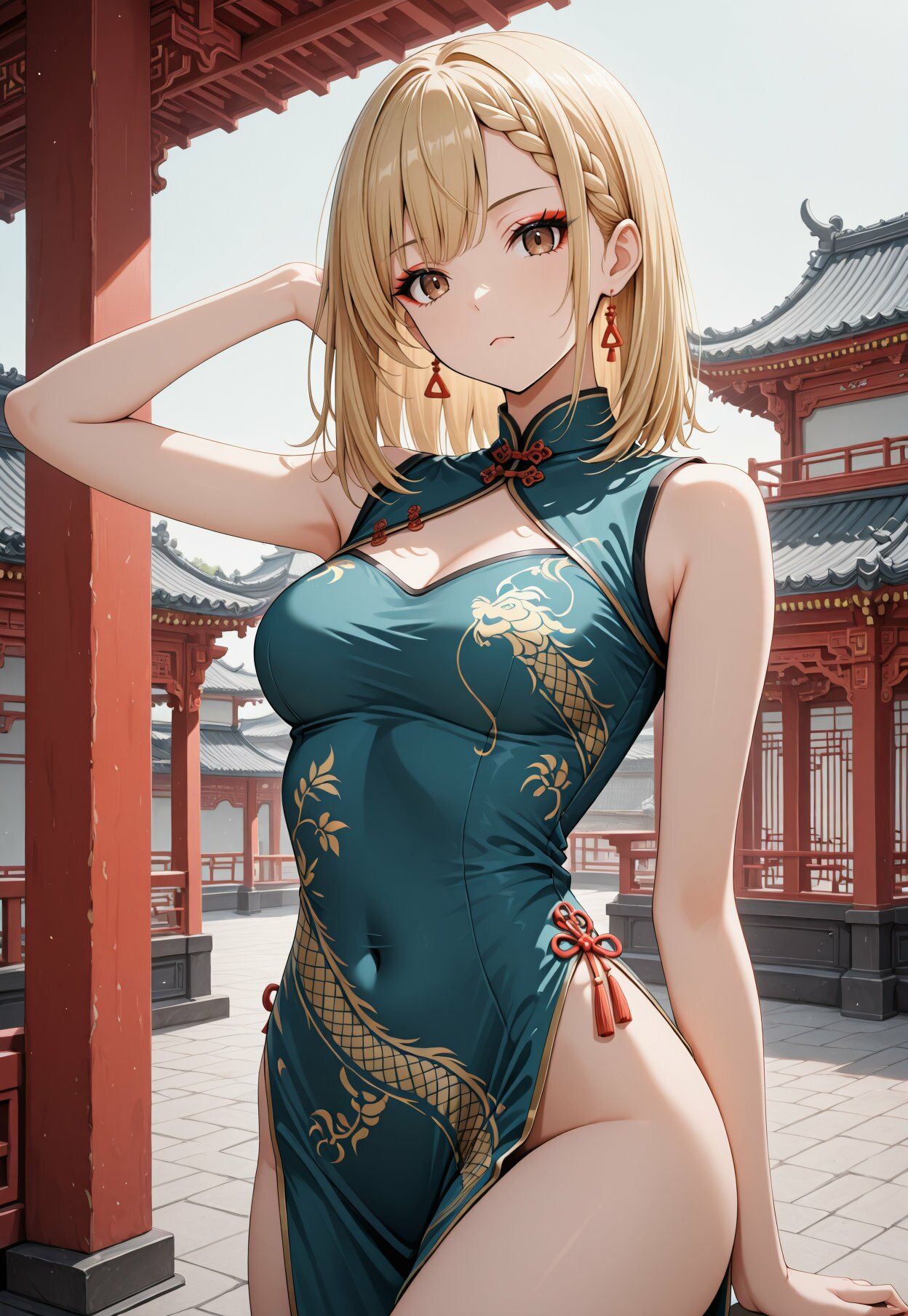 サンプル画像1:中華街の謎の美女  仲貝 紗来（なかがい さら）(ぽむりん) [d_724851]