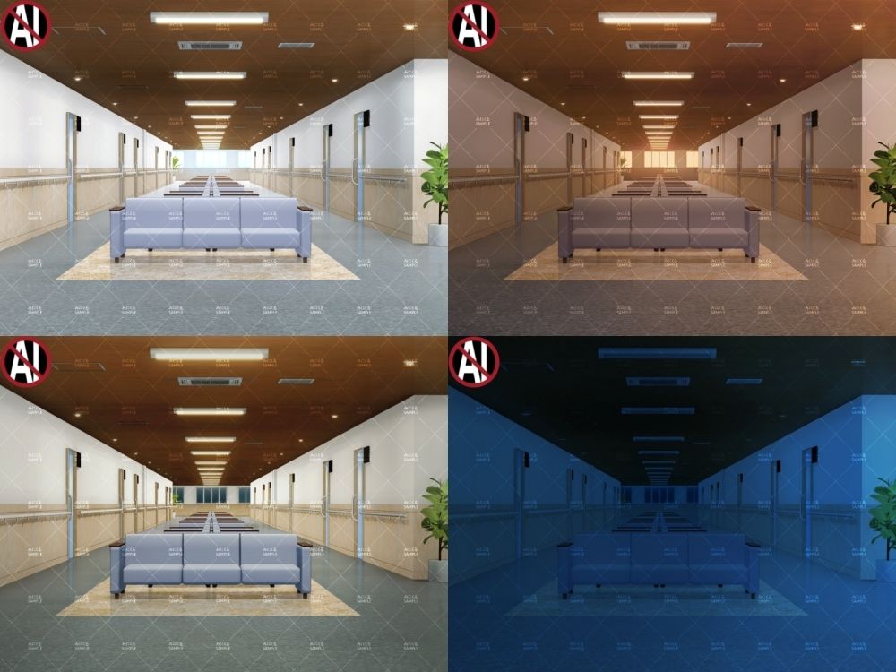 みにくる背景CG素材集『病院編』part02-大学病院-B 画像3