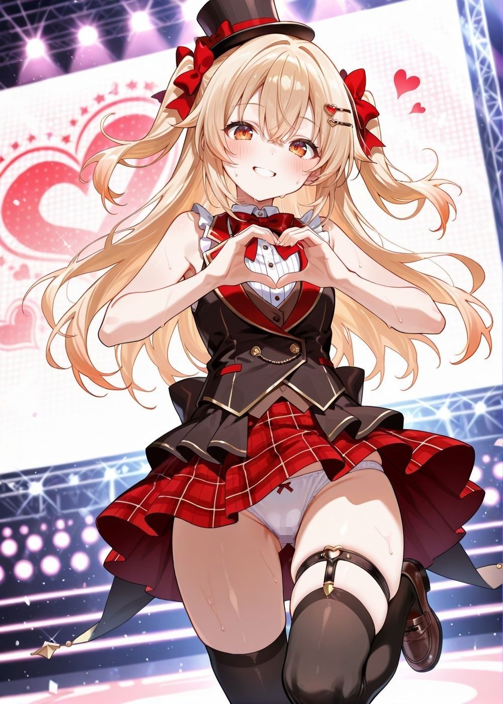 金髪ギャルのアイドルJK！ファンサの先は…生中出し（はーと）7