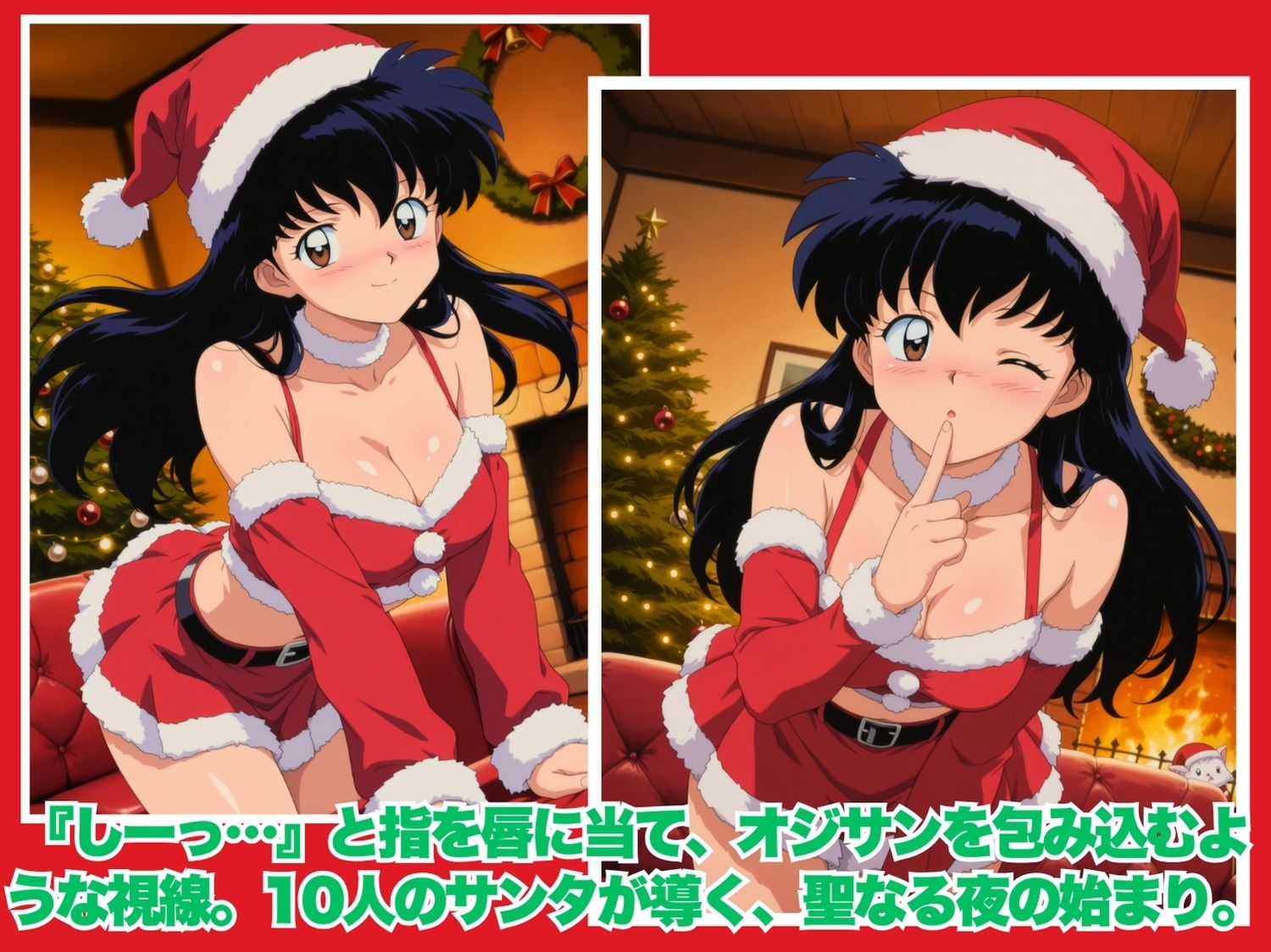 サンプル画像2:10人のサンタが四魂の玉よりヤバいプレゼント持参  〜犬夜● 編〜(ミルクココアと白い夜) [d_725059]