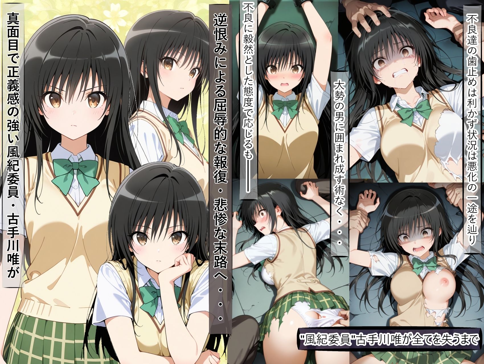 古○川唯の尊厳破壊記録-風紀委員から性処理係に堕ちるまで- 画像1