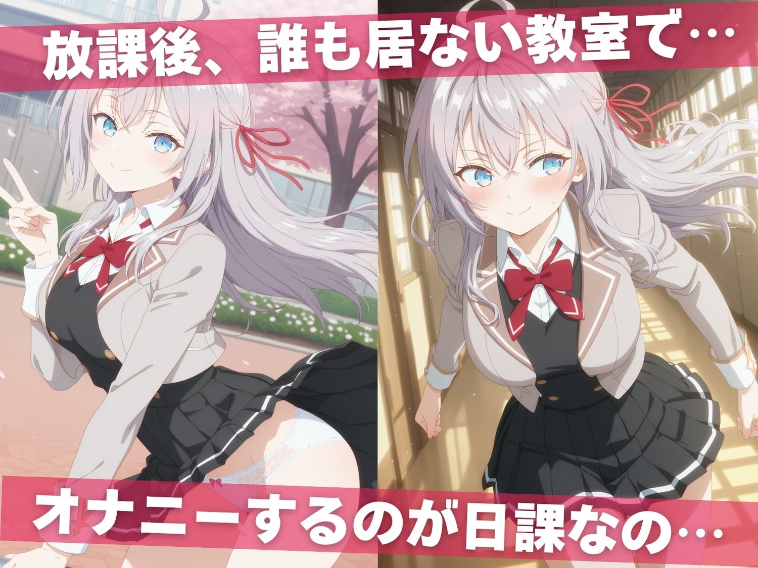 サンプル画像1:オナニー覗かれ、寝取られて  時々●ソッとロシア語でデレる隣のアーリャさん 〜 学校編 〜(らーめんぜん) [d_725162]