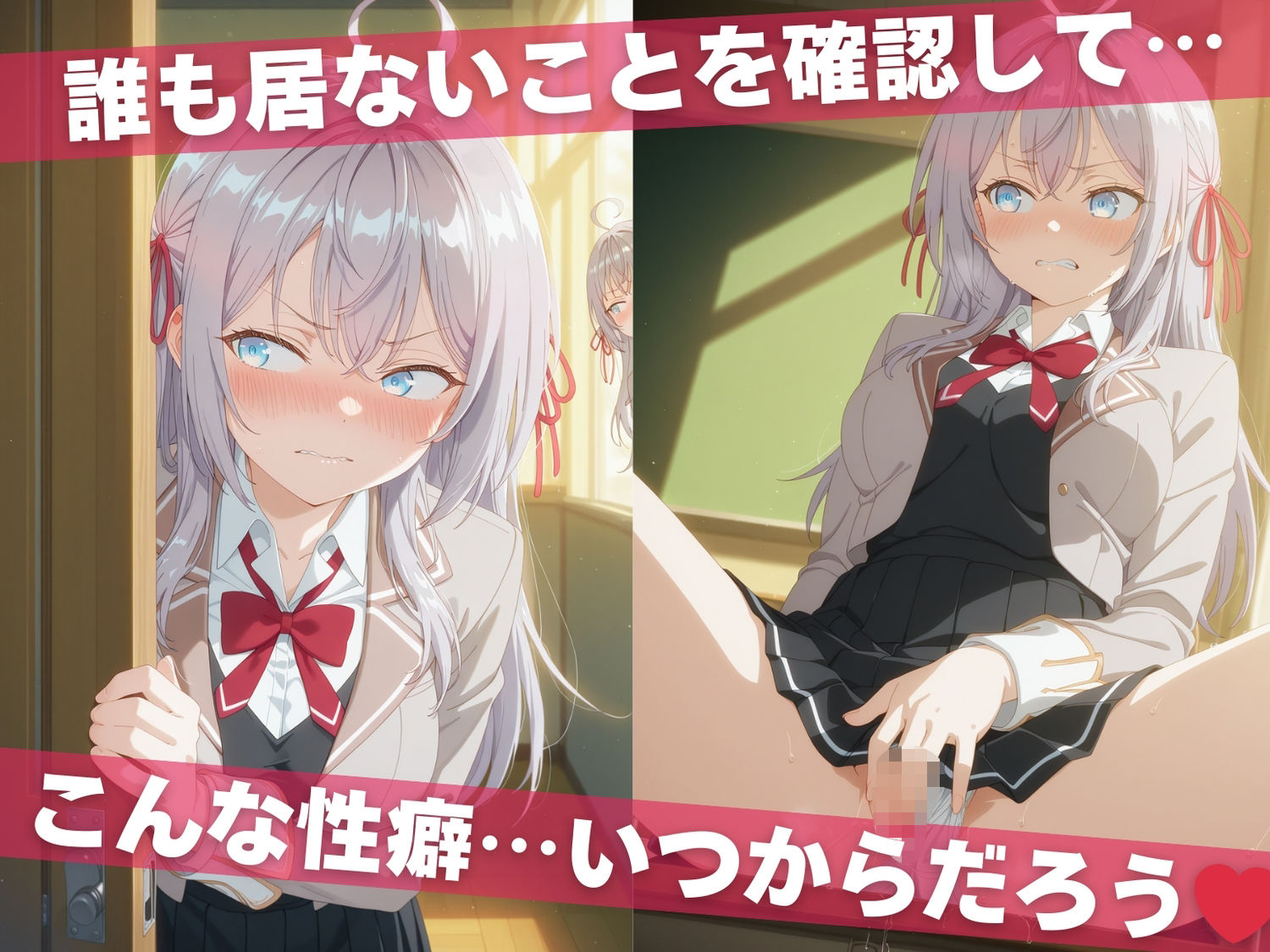 オナニー覗かれ、寝取られて  時々●ソッとロシア語でデレる隣のアーリャさん 〜 学校編 〜_1