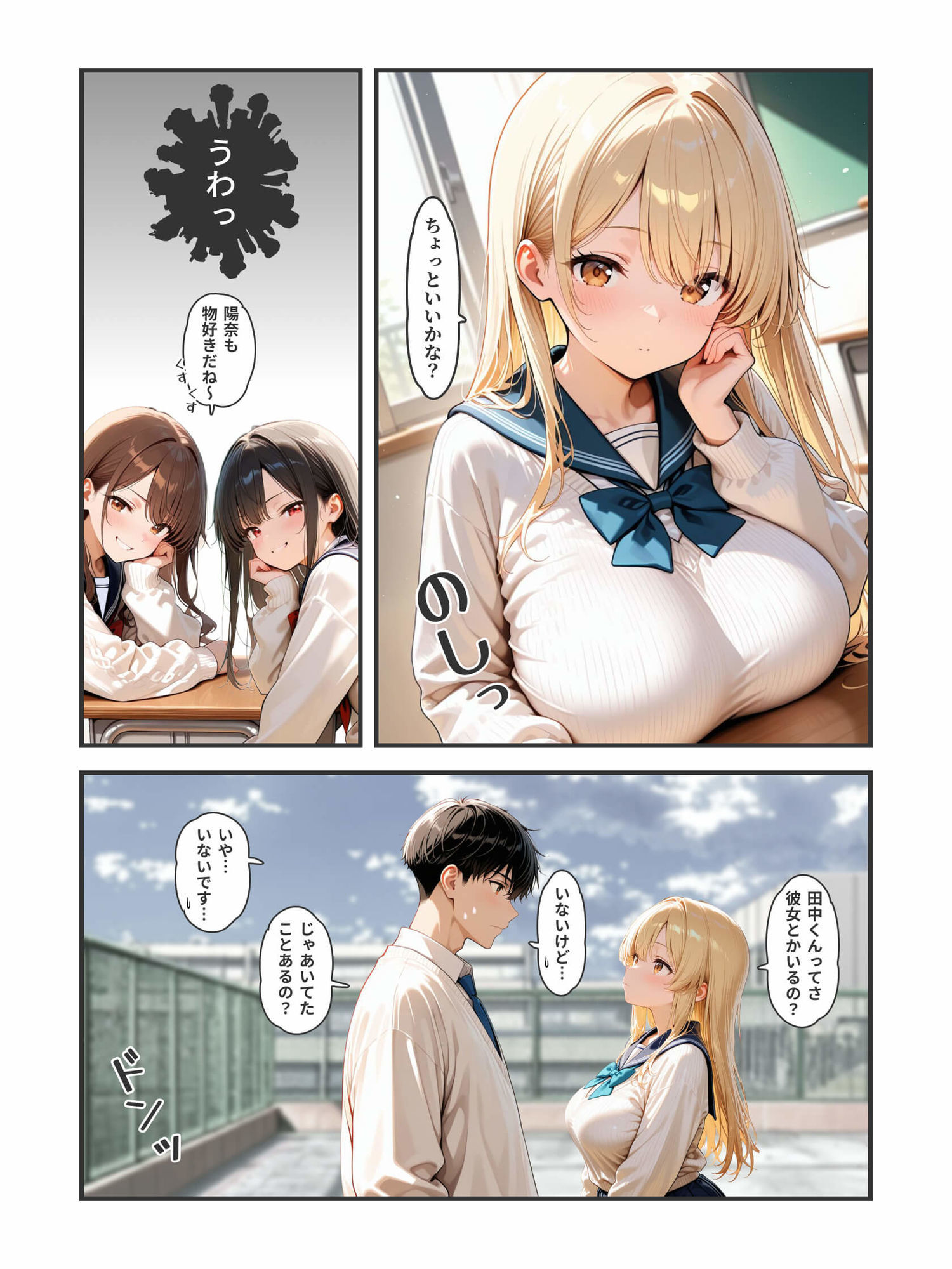 サンプル画像6:学園一のアイドル  マル秘趣味  「○根の物色」(パツキーン) [d_725441]