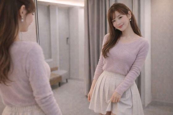 彼女の試着室。 画像1