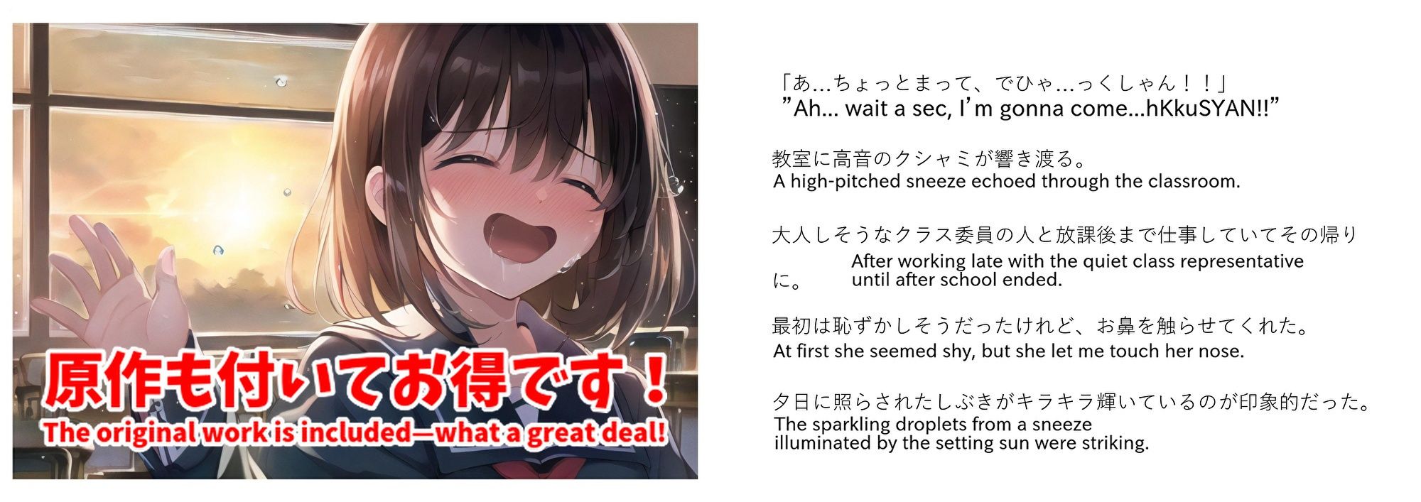 【自信作！】スクールくしゃみレポート（MP4アニメーション）/ School Sneeze Reports （MP4 Animation） 画像10