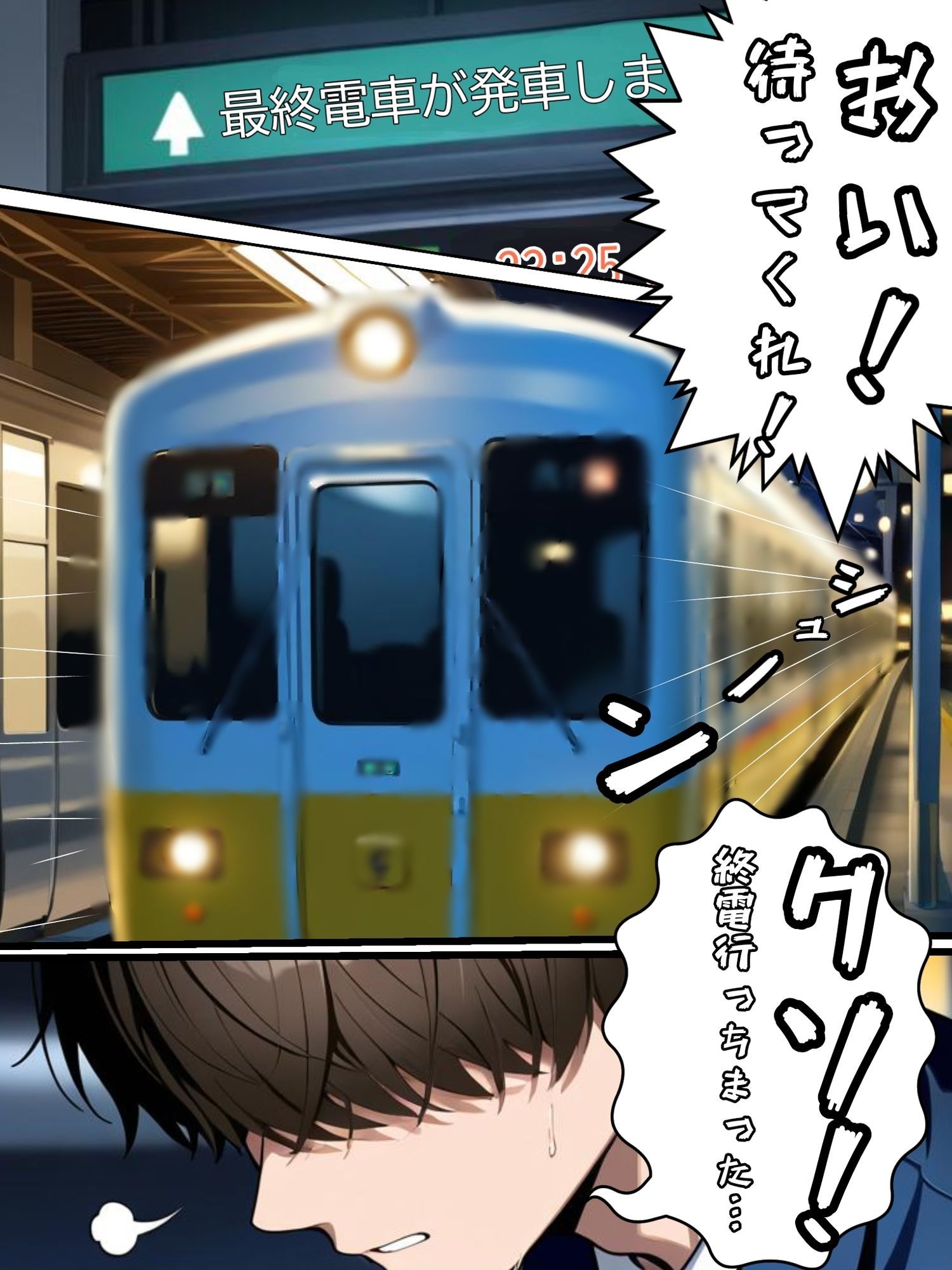 終電逃してトイレに入ったら生オ◯ホが寝ていた 画像1