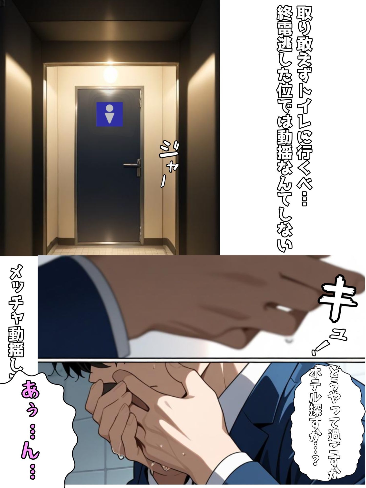 終電逃してトイレに入ったら生オ◯ホが寝ていた 画像3