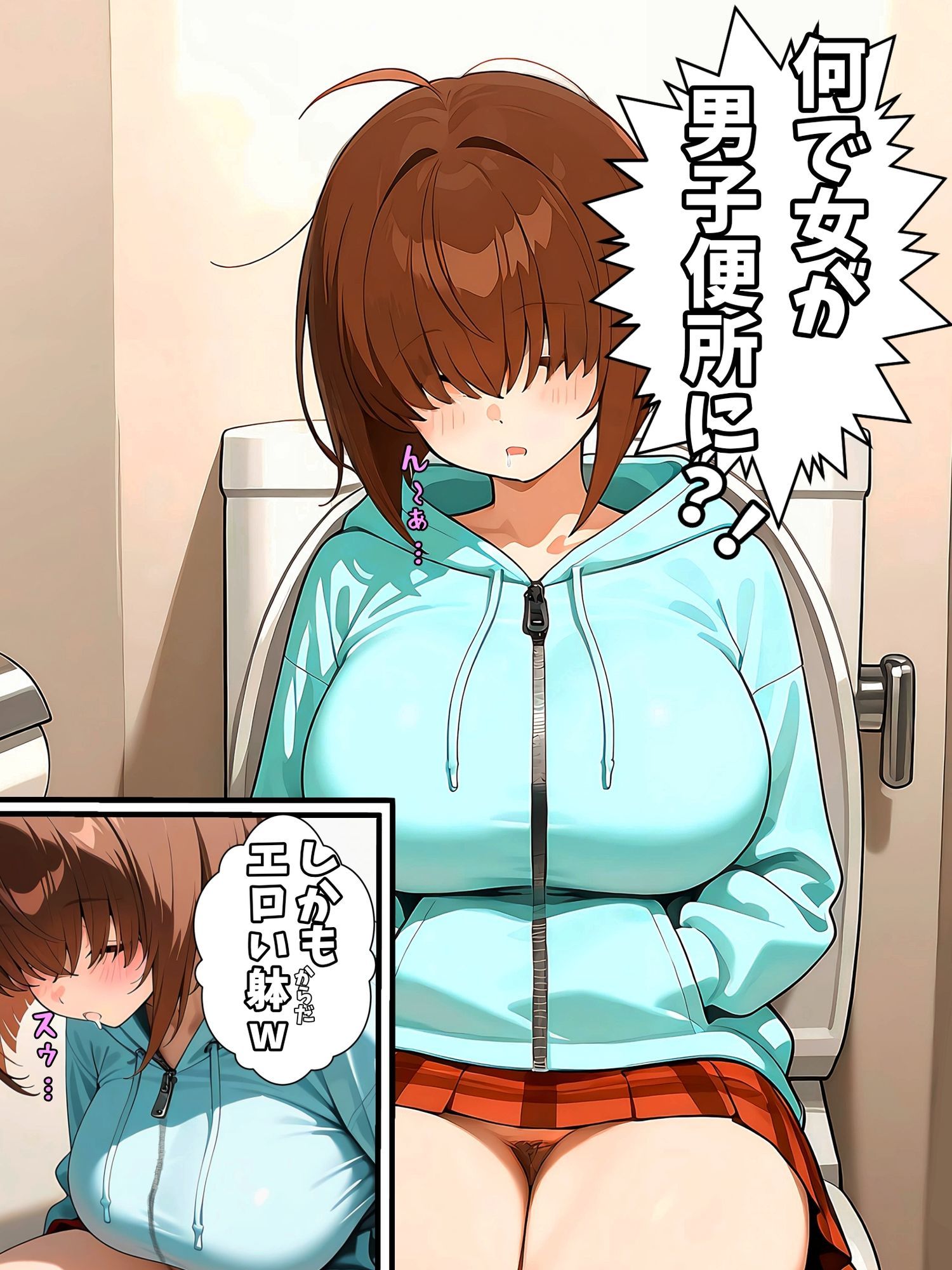 終電逃してトイレに入ったら生オ◯ホが寝ていた 画像4