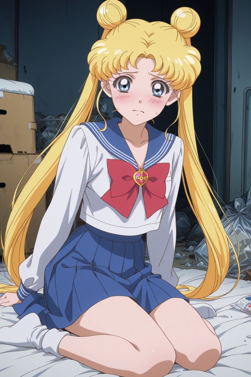 汚部屋に監禁され何度も種付けされて セー●ームーン うさぎ 画像1