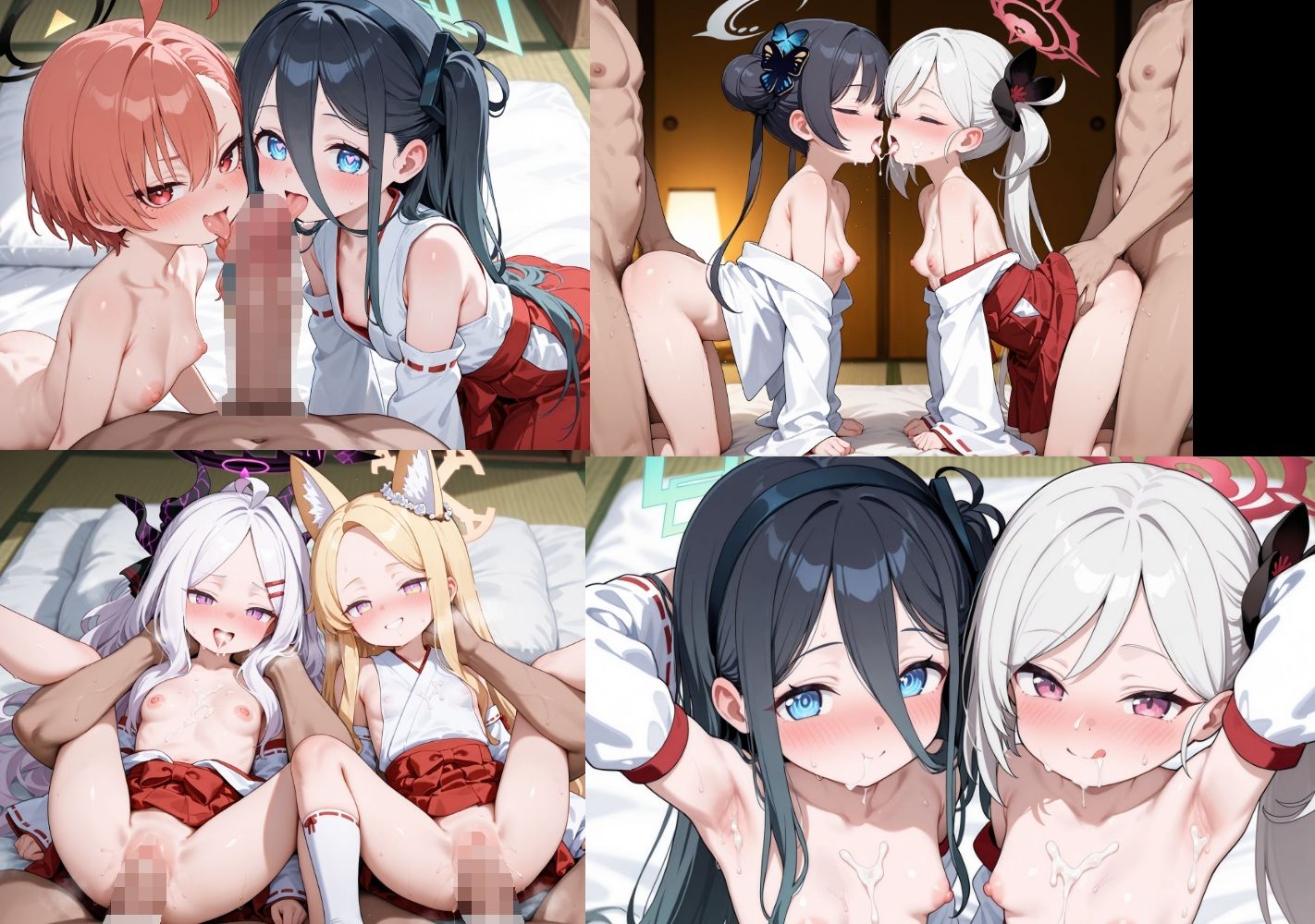 ブ●アカ 巫女服エッチCG集 画像5