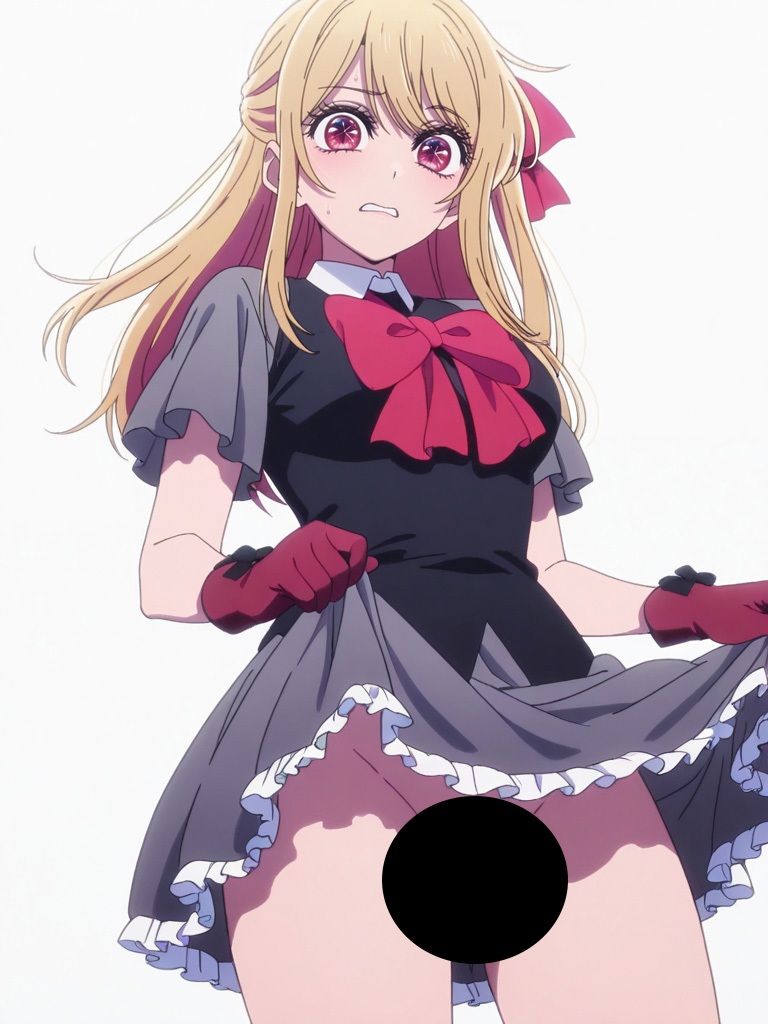 『推●の子』ヒロイン脱がしてみた スマホでも見やすい縦型 ムキムキ色黒モブがヤリたい放題  シチュエーション＆クオリティ厳選済み450枚！ 画像2