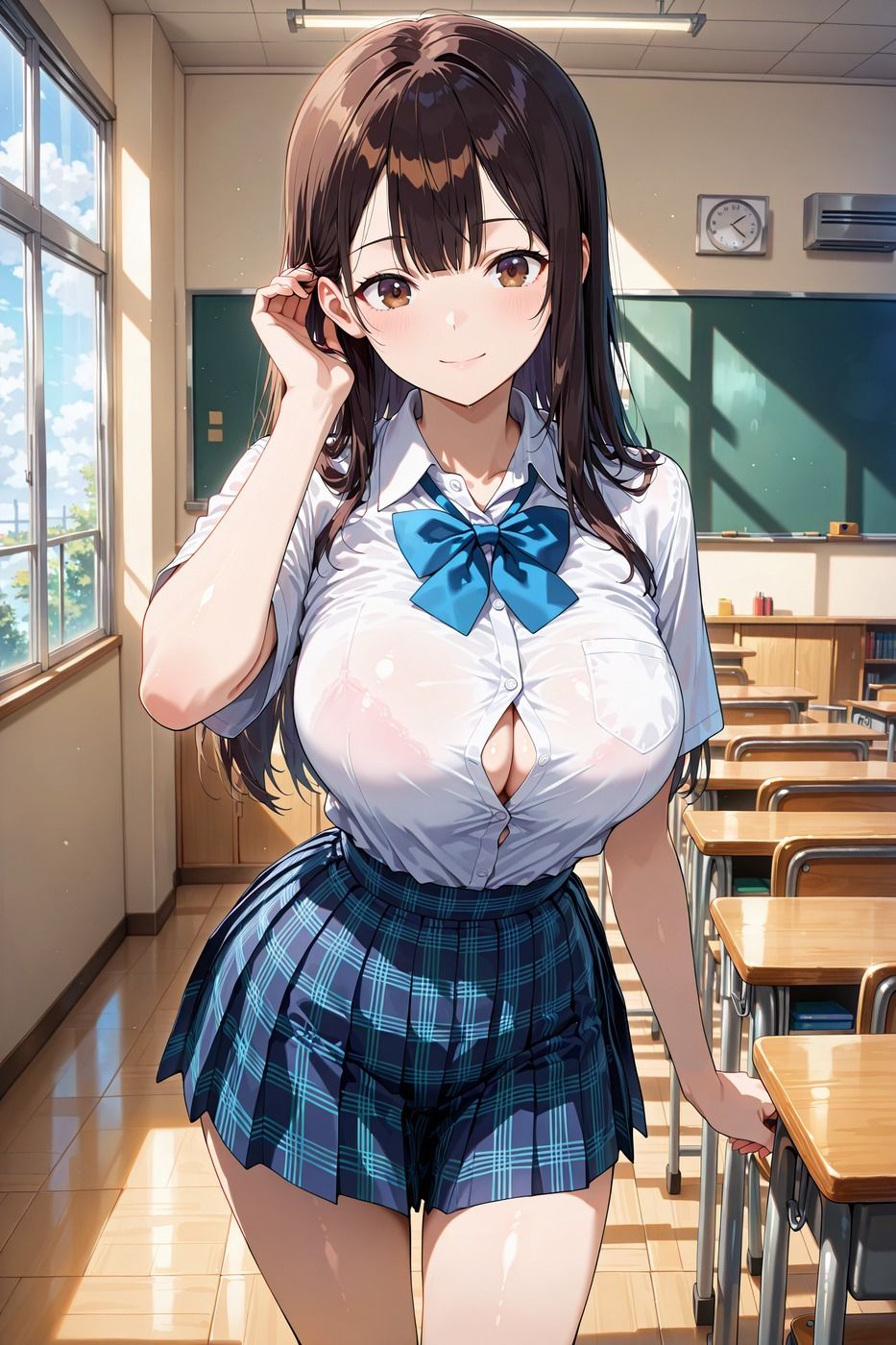 性交指導！女子校性強●中出し〜巨乳委員長は先生のオナホ〜 画像1