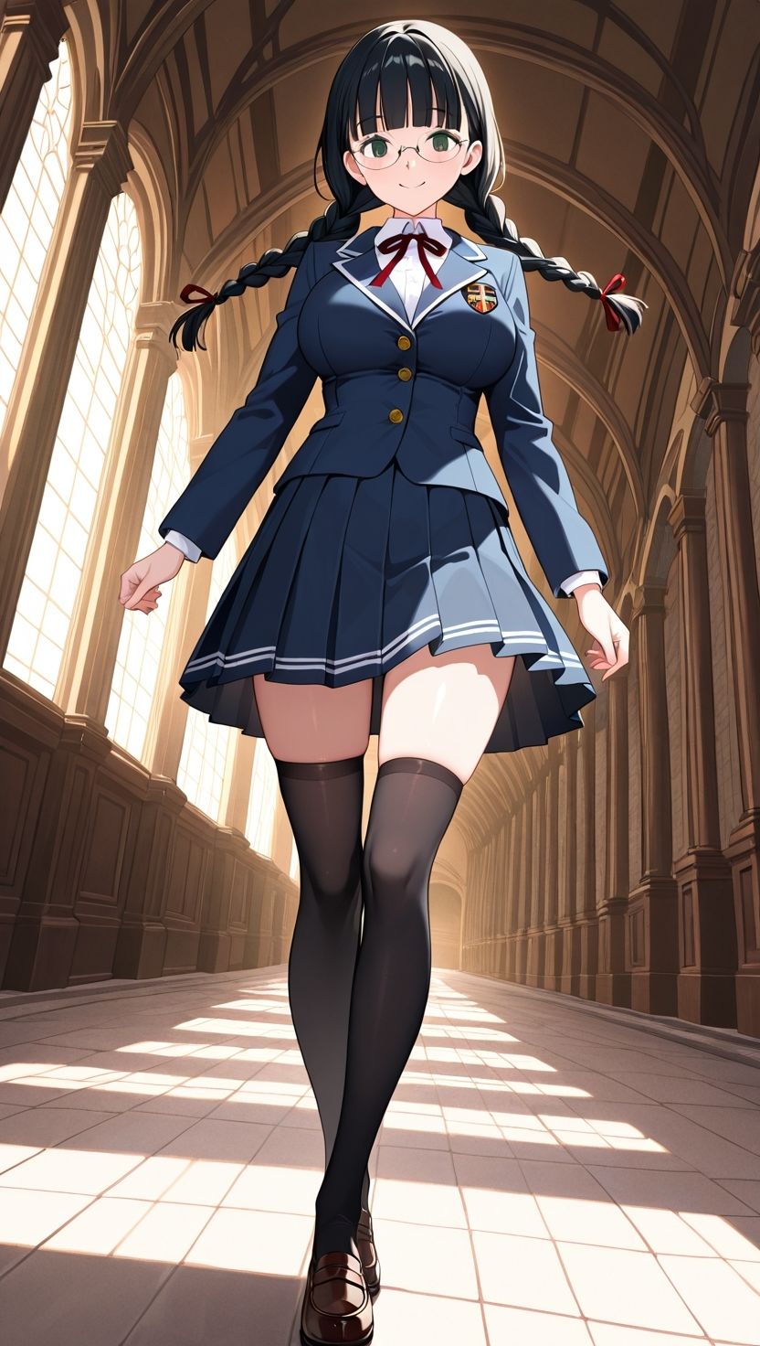 三つ編み優等生妹が兄に犯●れ快楽堕ち 画像1