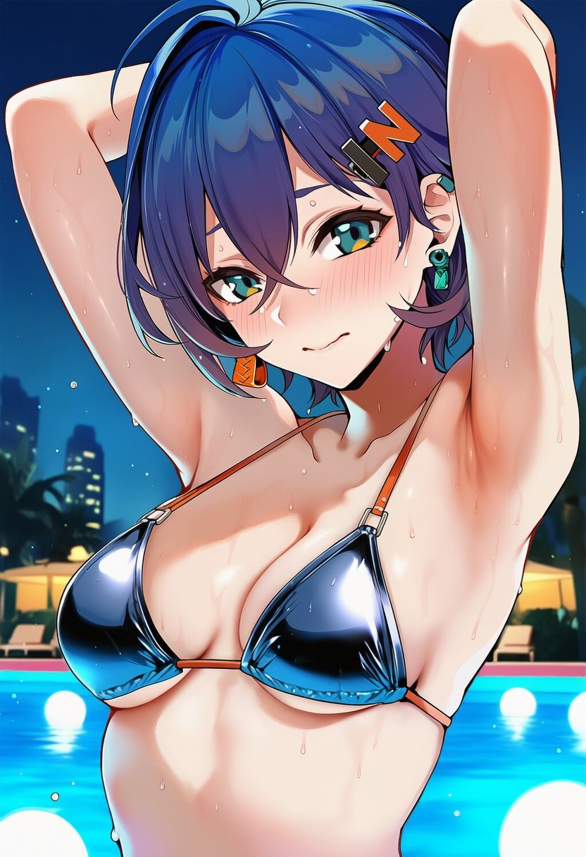 サンプル画像4:ゼ◯ゼロ リ◯ 水着グラビア イラスト集(はみがきパレット) [d_725877]