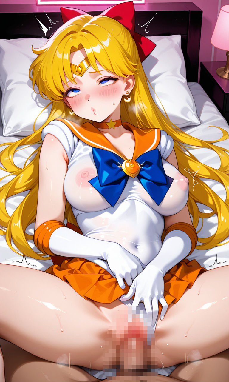 【セーラームーン】ビーナス・マーズ・サターン 〜生意気セーラー戦士を分からせアヘ顔CG集〜|挑発パンチラ・中出し・イマラチオ 画像2