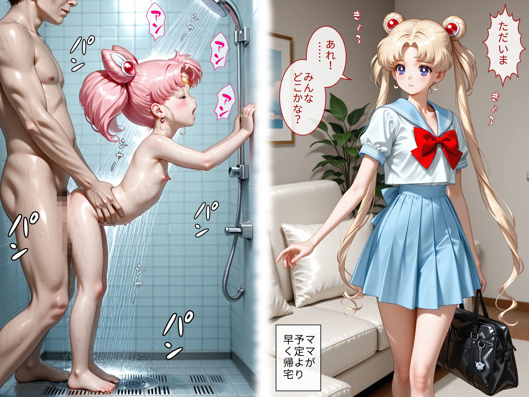 ちびうさの近親相姦〜美少女戦士を犯●たい〜 サンプル画像 11